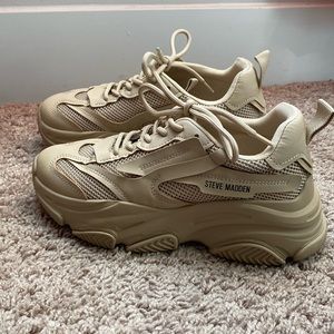 Steve Madden Possession Chunky Platform Lace-Up Sneakers